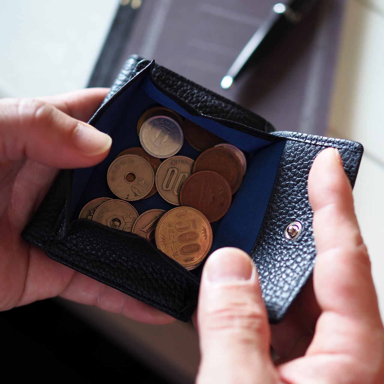 二宮五郎商店別製ミニ財布 レッド | 中宮虎熊商店