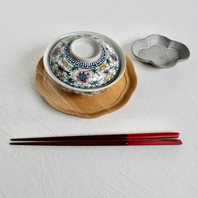 四十沢木材工芸 KITO  輪花盆(りんかぼん)・小 【写真の商品をお届けします】SNRKA-3