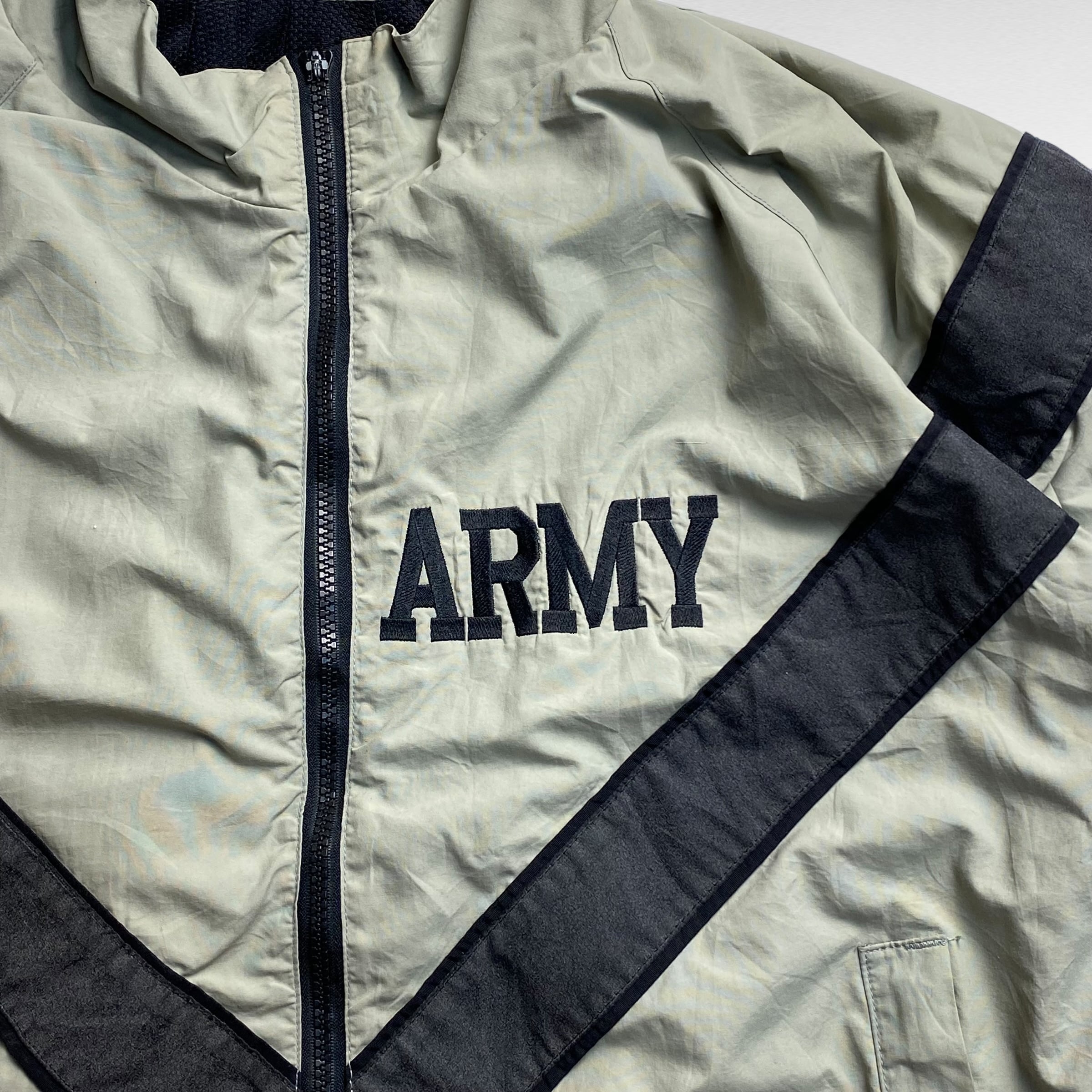 00's】 US.ARMY 米軍実物 IPFU トレーニングジャケット ナイロン 00's】 US.ARMY 米軍実物 IPFU トレーニングジャケット ナイロン