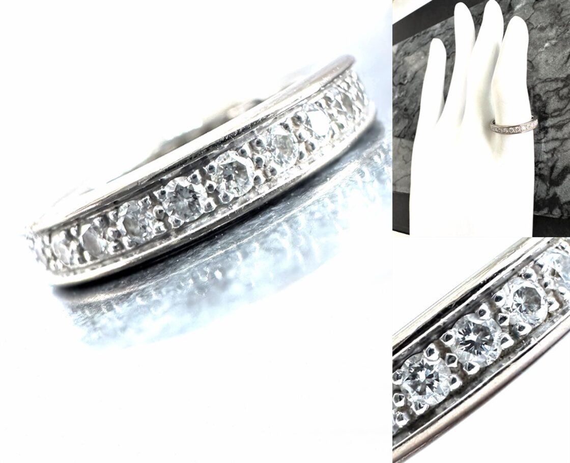 CARTIER カルティエ バレリーナ ウェディング リング K18 WG フル 