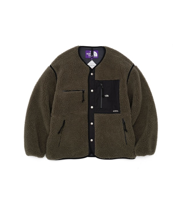 THE NORTH FACE PURPLE LABEL Wool Boa Fleece Field Cardigan NA2250N OL(Olive)