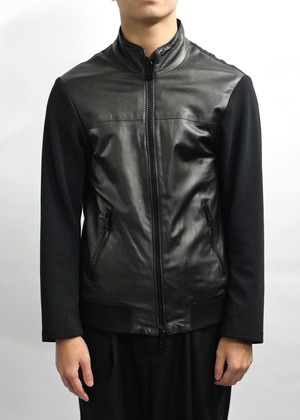 2010s "Emporio Armani" switching sheep leather jacket