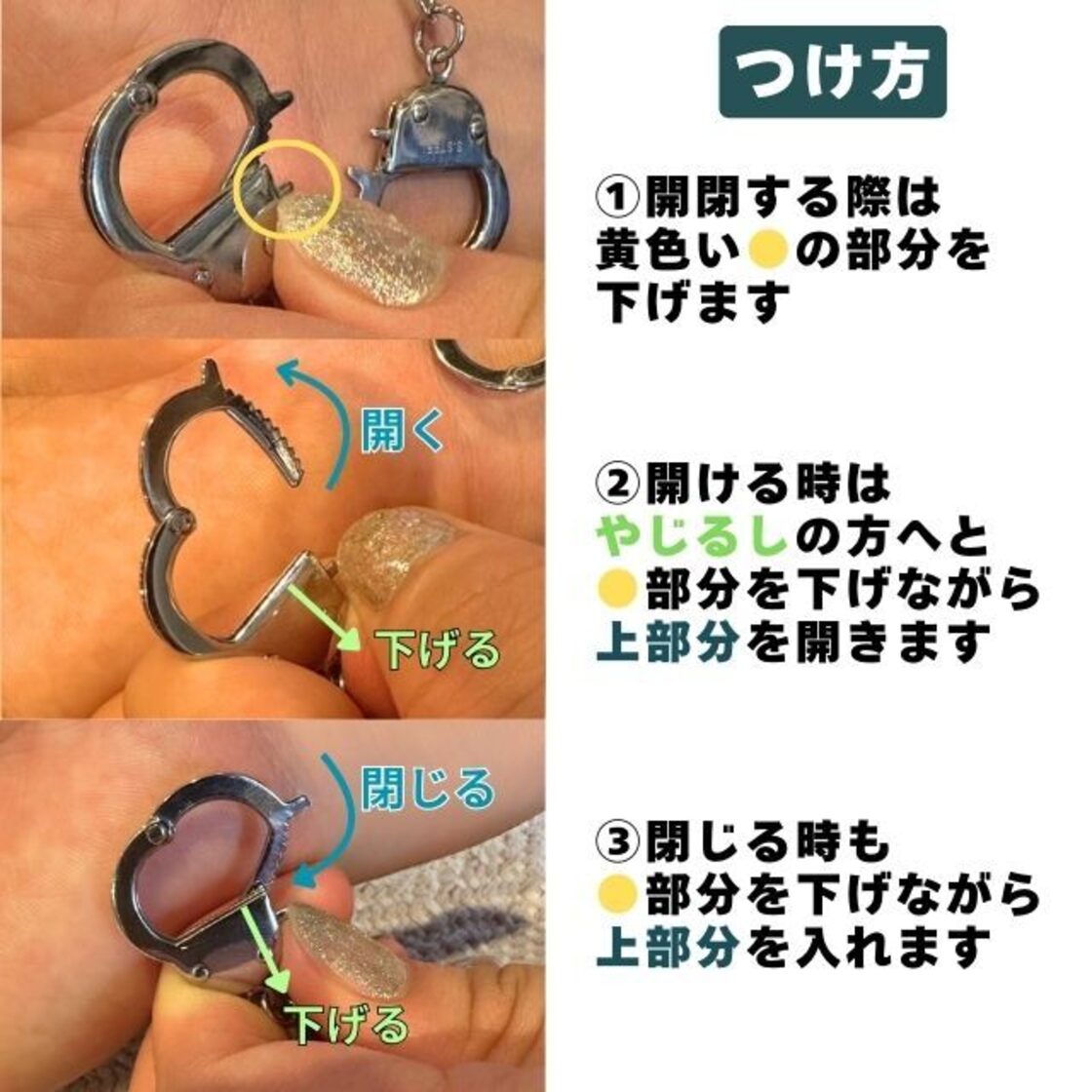 ステンレスブレスレット 手錠 ユニセックス ステンレス アクセサリー 