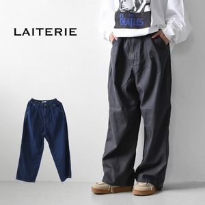 LAITERIE [レイトリー] 9ozカラーデニムワイドパンツ [LB26308] ワイドパンツ・デニム・ゆったりシルエット・秋パンツ・LADY'S [2026AW]