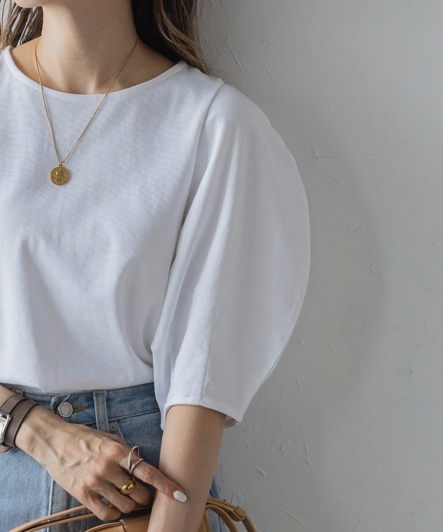 コクーンスリーブTシャツ【t-11008】.