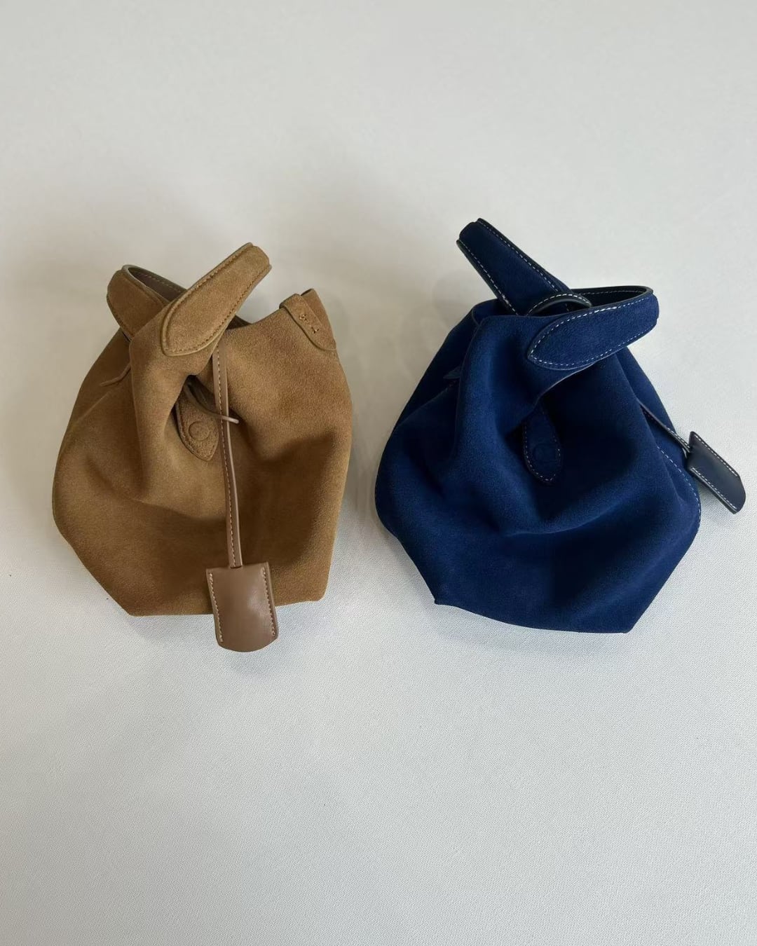 SUEDE LEATHER HANDBAG