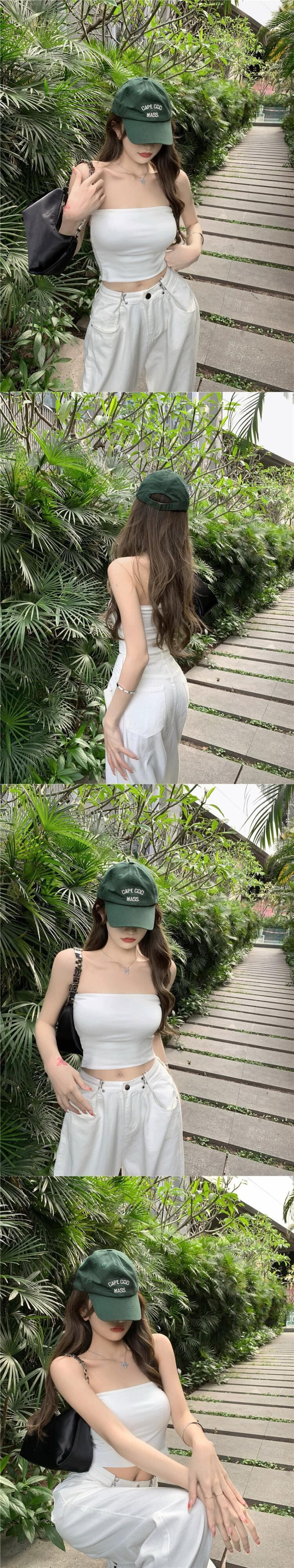 ホットストラップレスチューブトップレディース夏アウタータイト