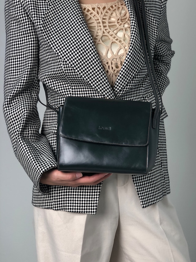 LOEWE ロエベ マフラー ホワイト アナグラム モヘア vintage ヴィンテージ オールド pp8xvk