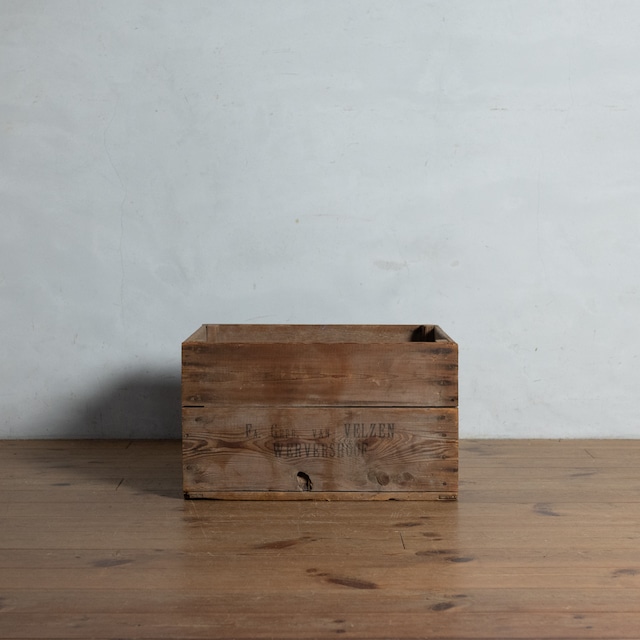 Wood Box / ウッドボックス 【A】 〈キャベツボックス・木箱・収納・棚・アンティーク・ヴィンテージ〉112708