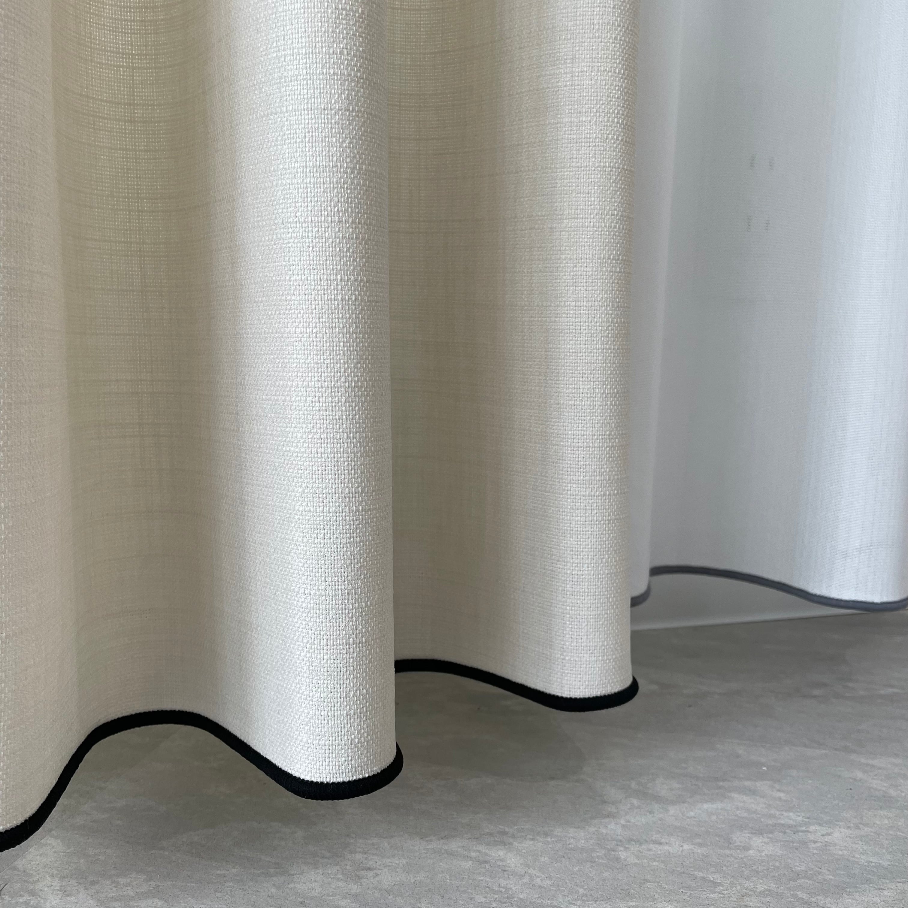 カラーボトムロック ドレープカーテン／1.5倍ヒダ／ | Airpuric エア