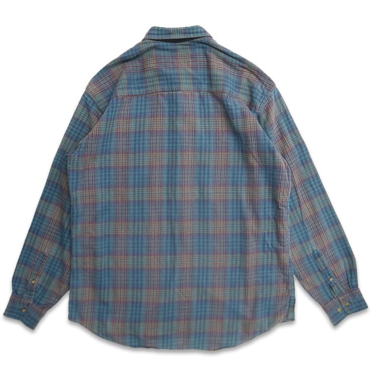 古着 ウールリッチ WOOLRICH ネルシャツ 長袖シャツ チェック 表記：L