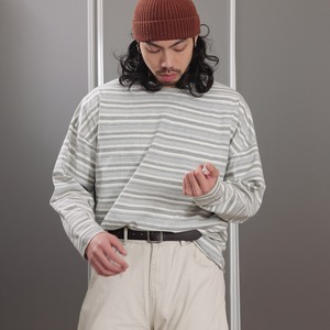 セージライン・ニュアンス ルーズボーダーL/S A2121