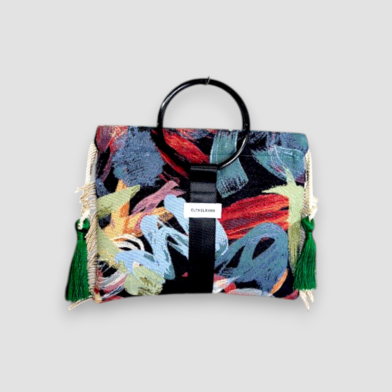BrushArt Ring Bag-Black×Green