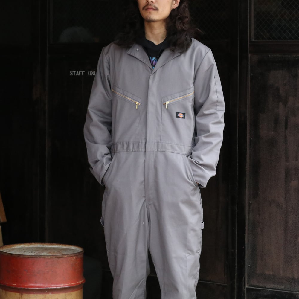 Dickies ディッキーズ 48799 GREY デラックスブレンドカバーオール ...