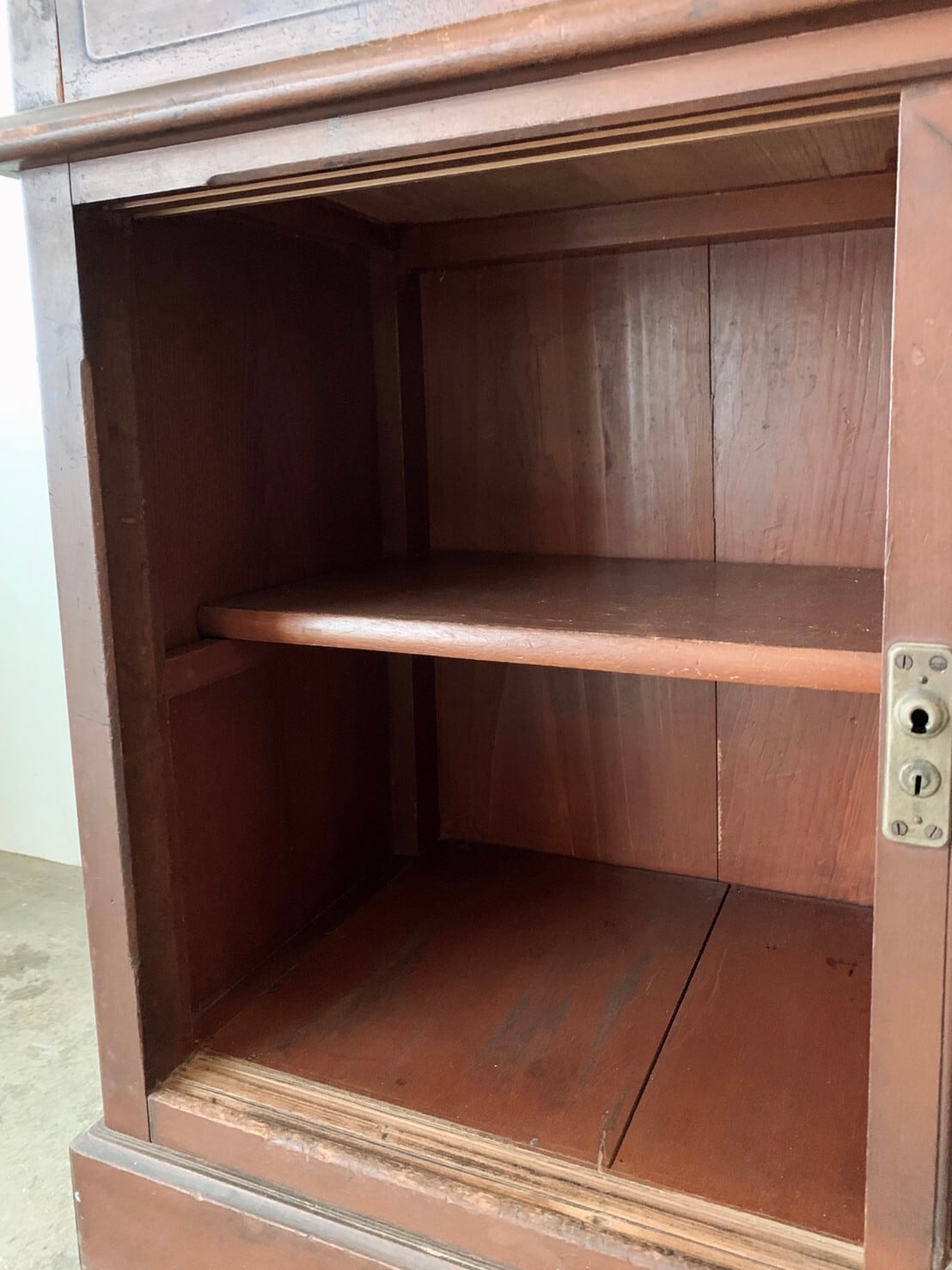 キャビネット 食器棚 水屋 アンティーク家具 0344 | ju-gu