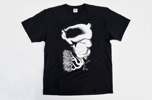 MuDA内臓シャ (黒色)｜MuDA organs shirt (black)