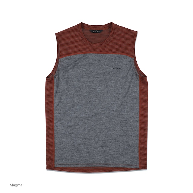 STATIC（スタティック）CHORD WOOL SLEEVELESS Magma コードウールスリーブレス メンズ・ユニセックス