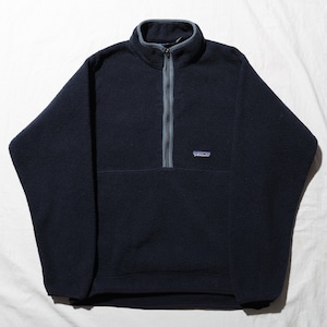 美品 M 02年 ネイビー Synchilla Marsupial Patagonia シンチラ マースピアル パタゴニア ハーフジップ