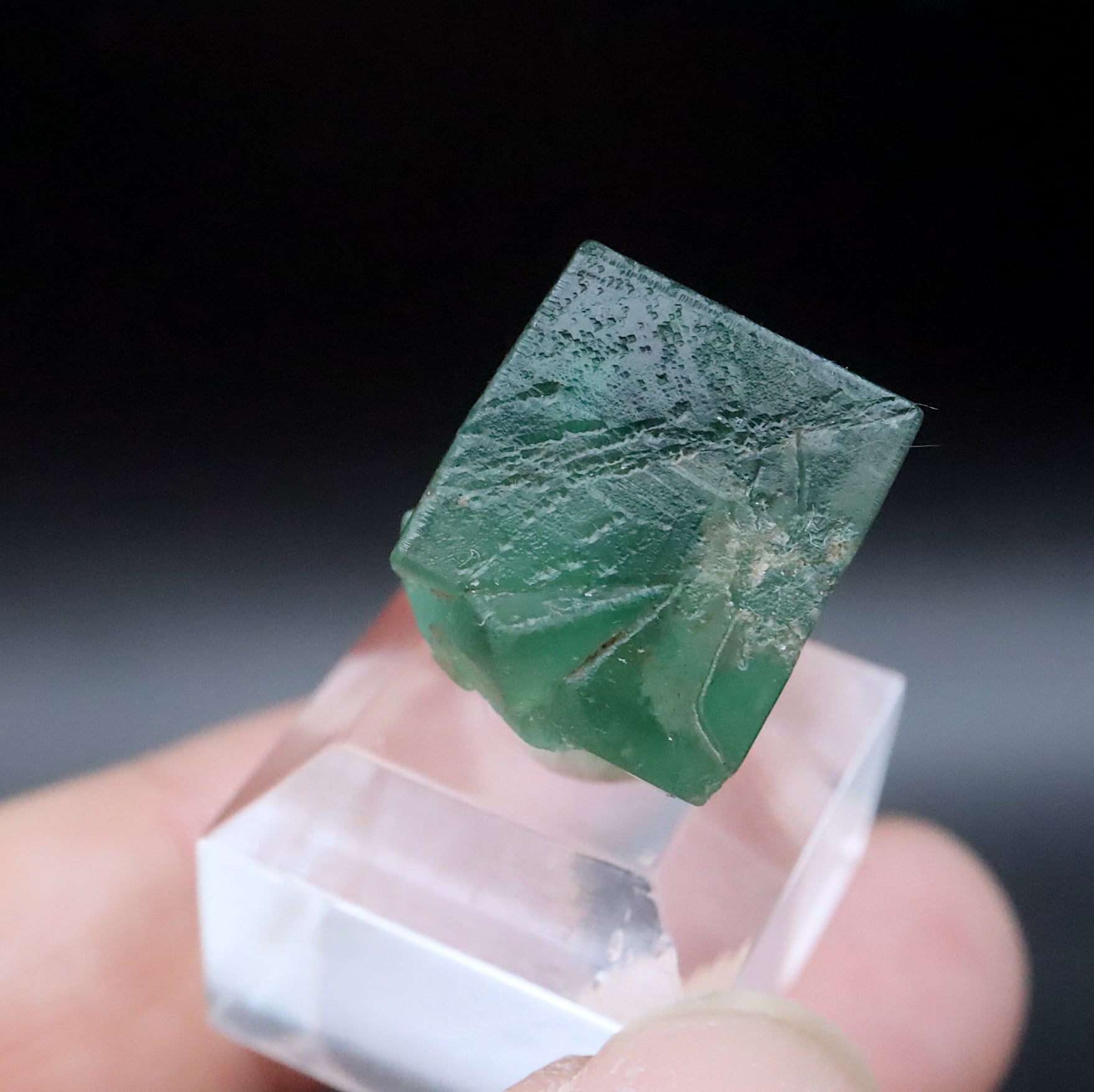 ゾーニングあり！グリーン フローライト 5.5g FL636 蛍石 原石