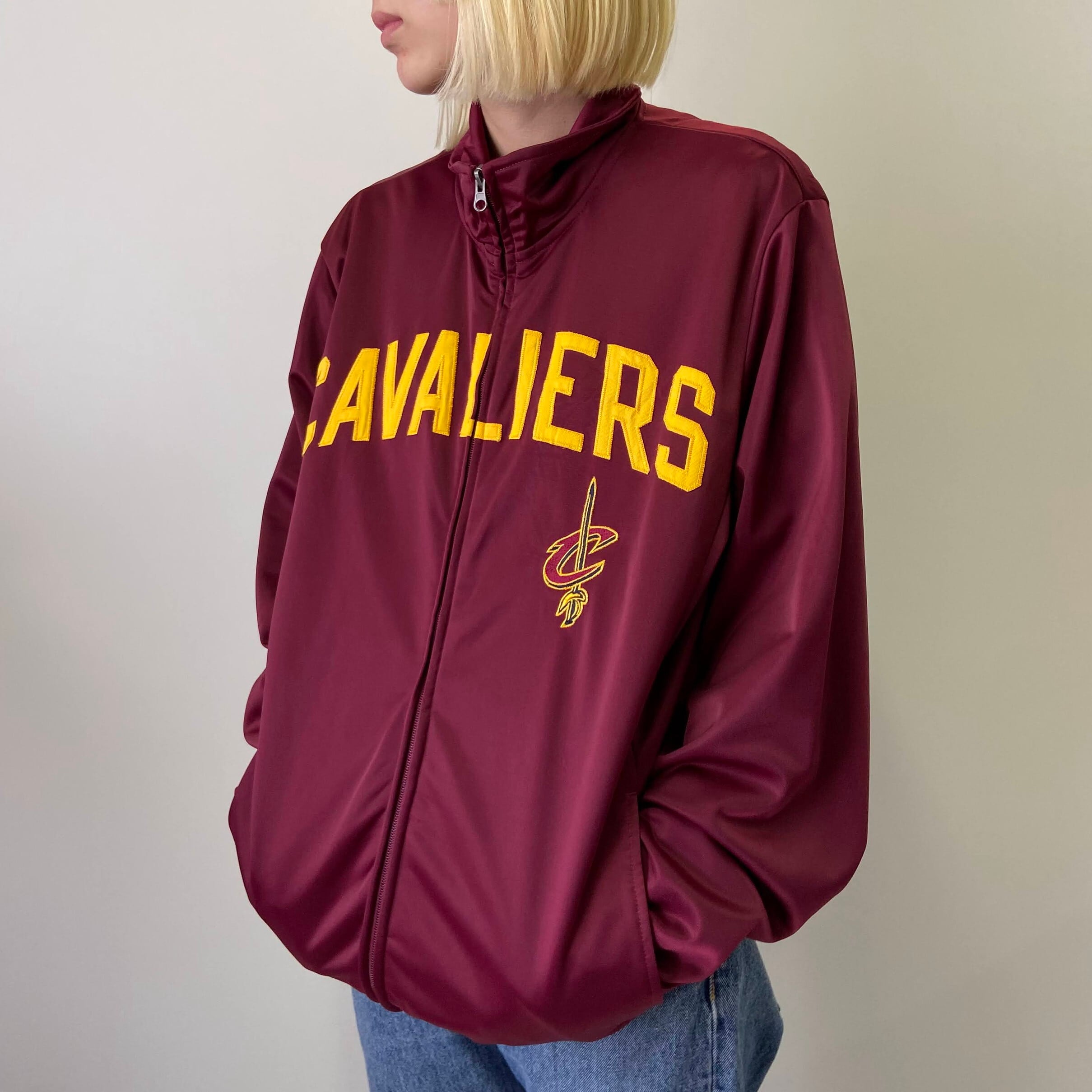 NBA cleveland cavaliers チームロゴ 刺繍 トラックジャケット ...