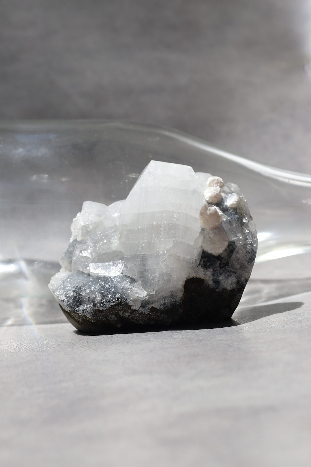 モルデナイト × カルセドニー × アポフィライト「光と雲」Mordenite Chalcedony Apophyllite ◇ 天然石・鉱物・パワーストーン・原石 | st00346