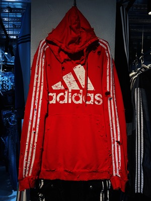 “ADIDAS”performance logo design boro custom hoodie sweat