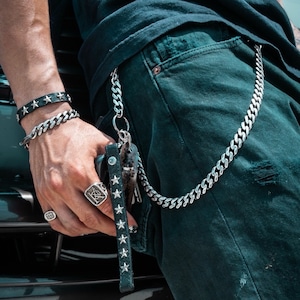 下半身セット【お得】【ウォレットチェーン/キーリング/レザーストラップ】