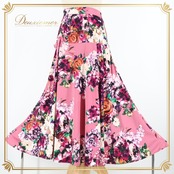 社交ダンス 衣装 スカート ピンク系 チャコットロイヤルダンス Chacott ROYAL DANCE 花柄 レッスン 練習 ストレッチ 伸縮 華やか パーティー 上品 日本製 かわいい ダンス衣装 白 緑 紫 ホワイト系 オレンジ系 グリーン系