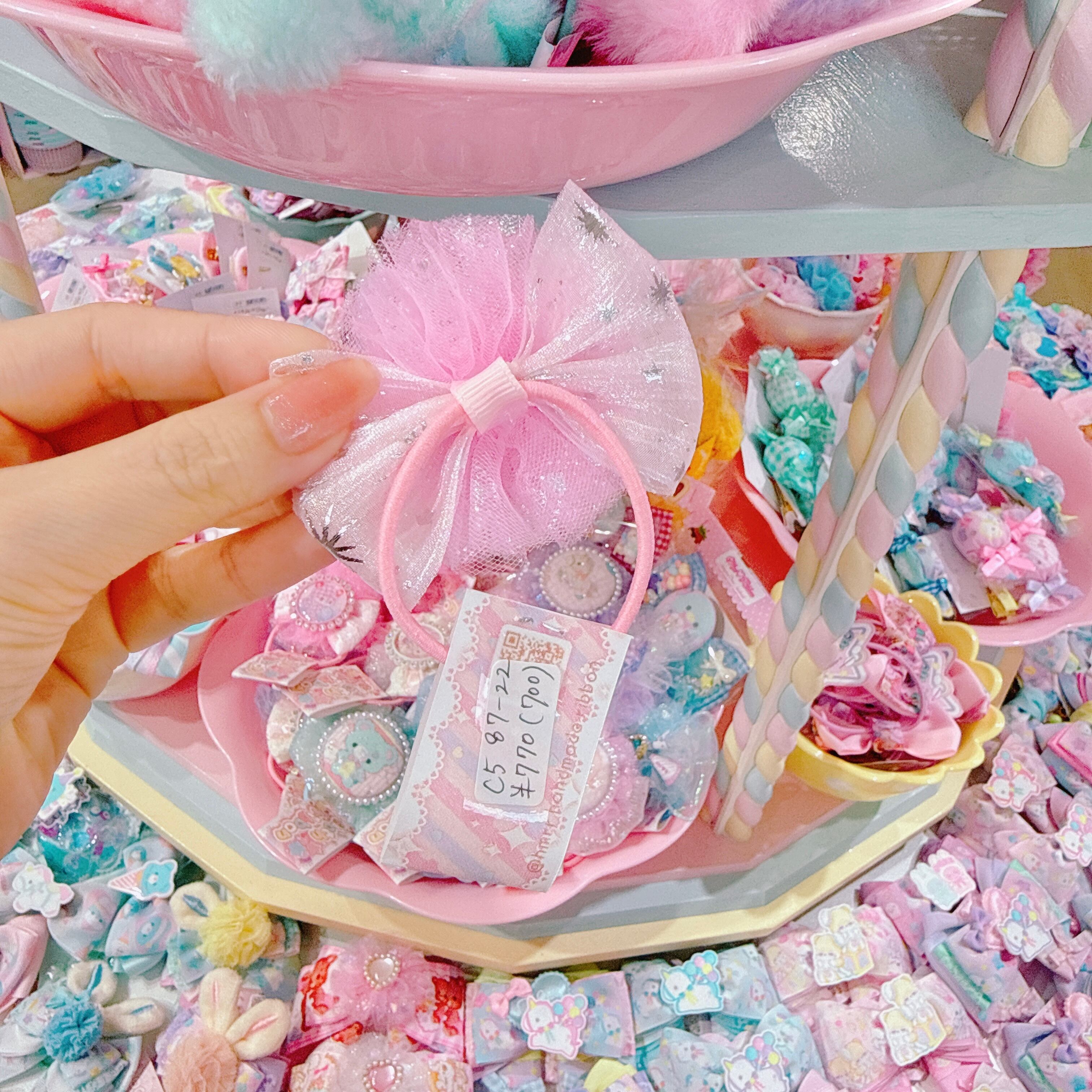 【C5】87-22くるみボタンヘアゴム