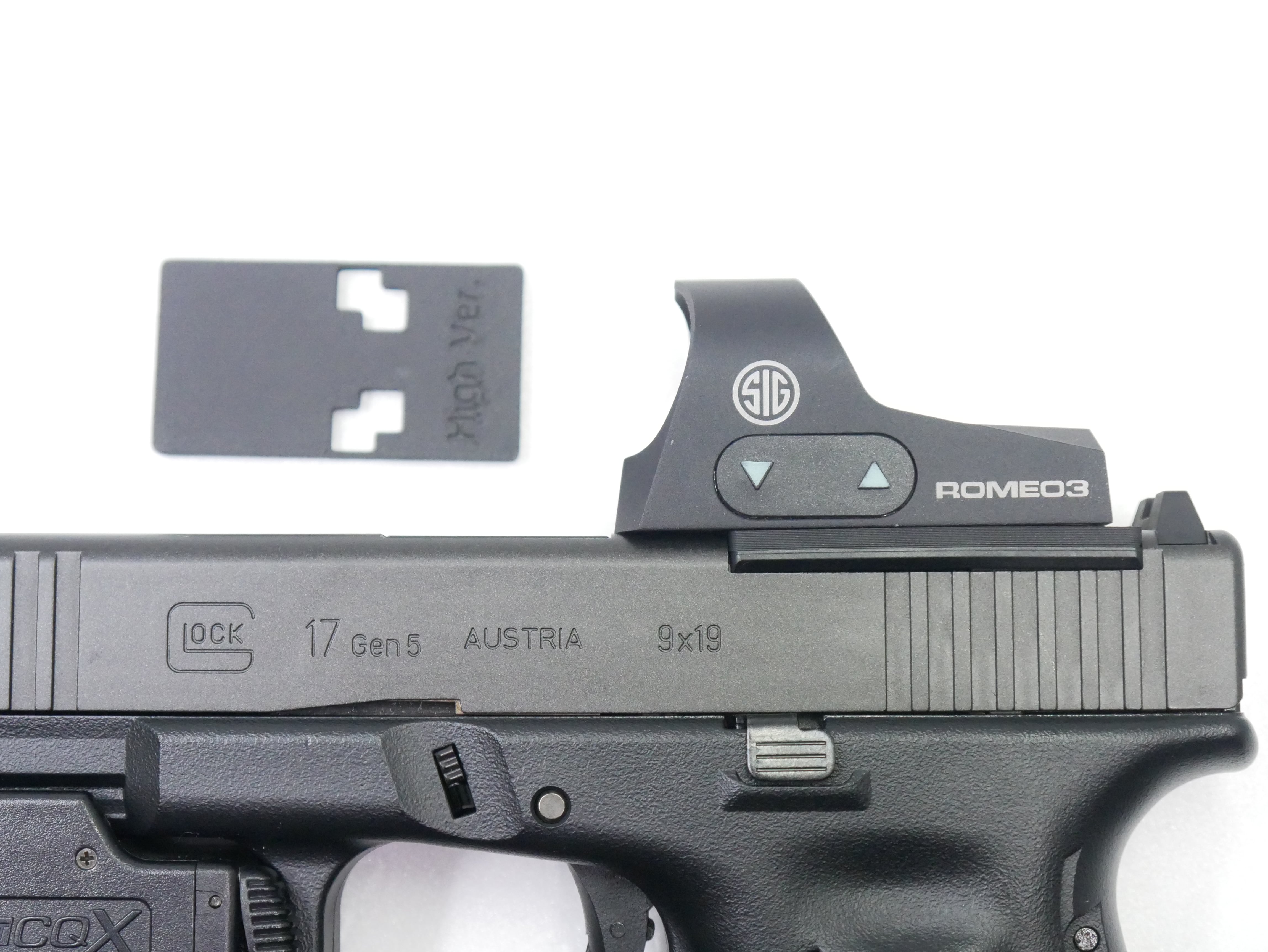 東京マルイ G17/G19 Gen5 MOS対応 DOCTERサイトマウントプレート2種