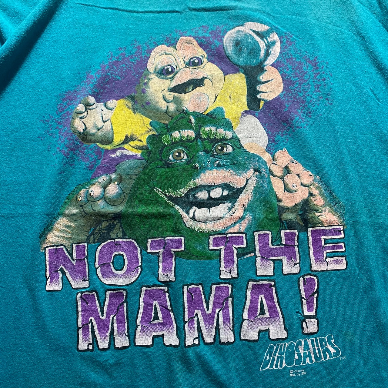 vintage 1990’s DISNEY character print tee “DINOSAURS”