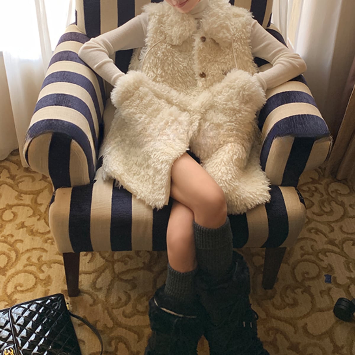 Boa Vest & Glove Set ch0056