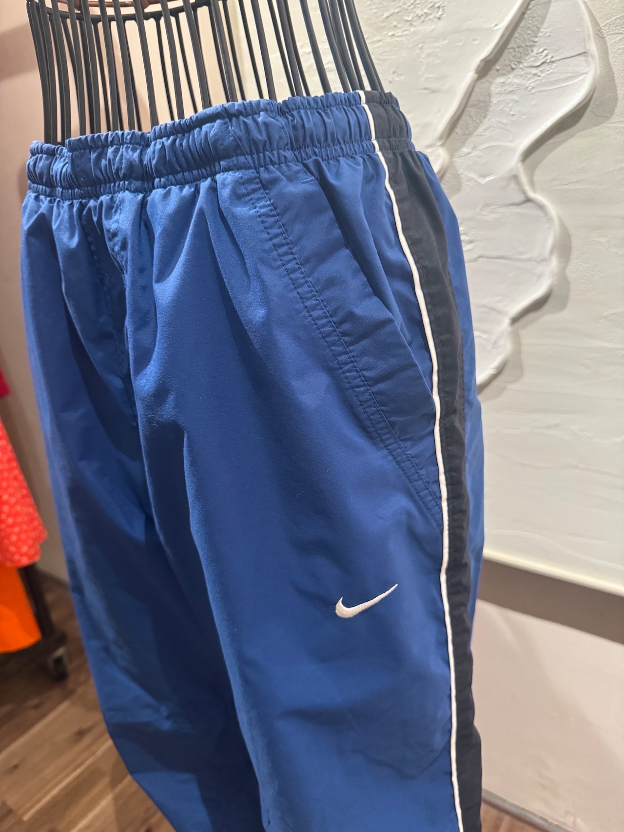 90's-00's NIKE ブルー トラックパンツ