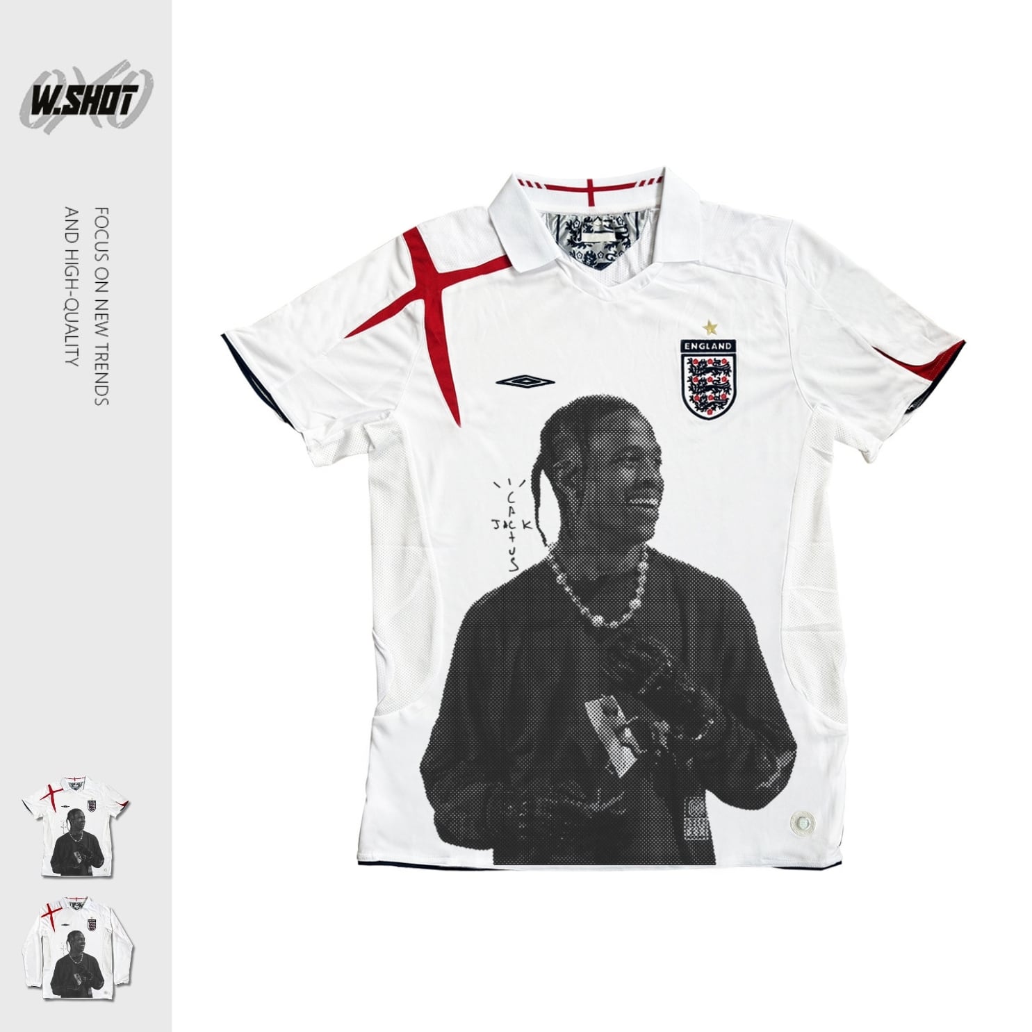 VINTAGE ストリートTravis Scott サッカーTシャツ T2106 | wshot