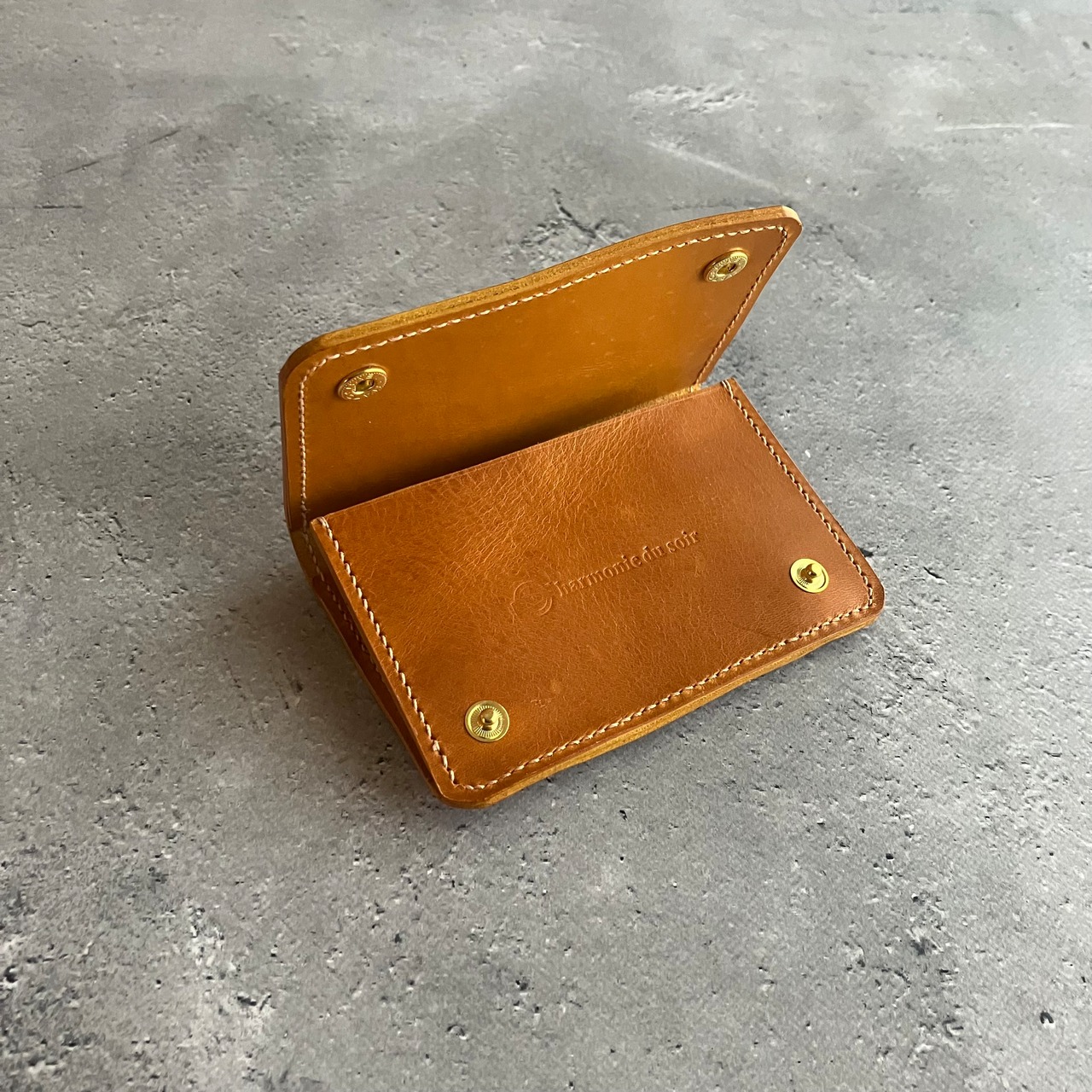 COMPACT WALLET・EVANS (BROWN)