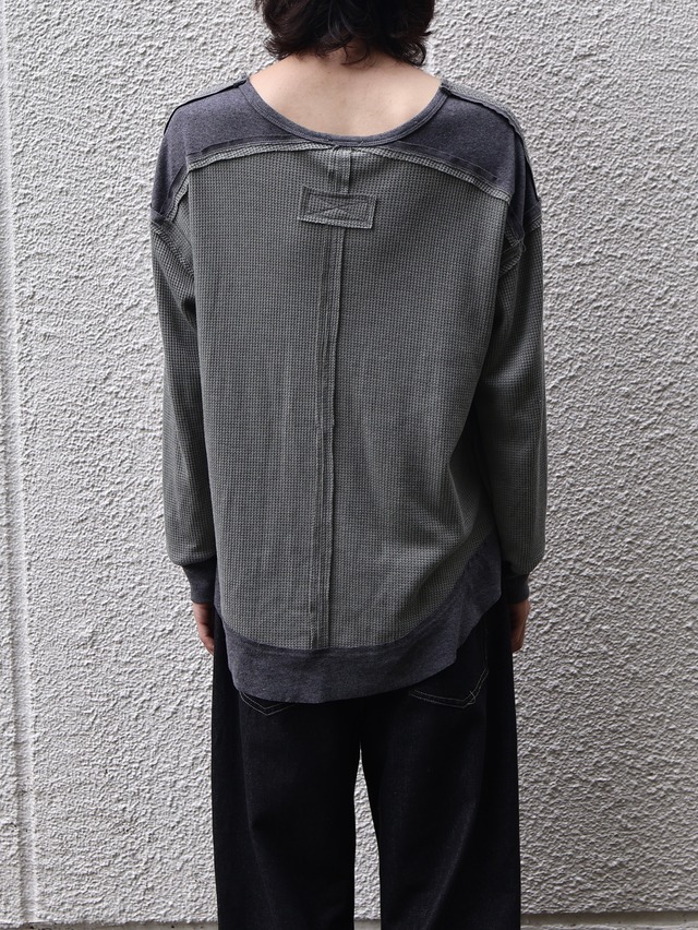 patchwork design thermal top