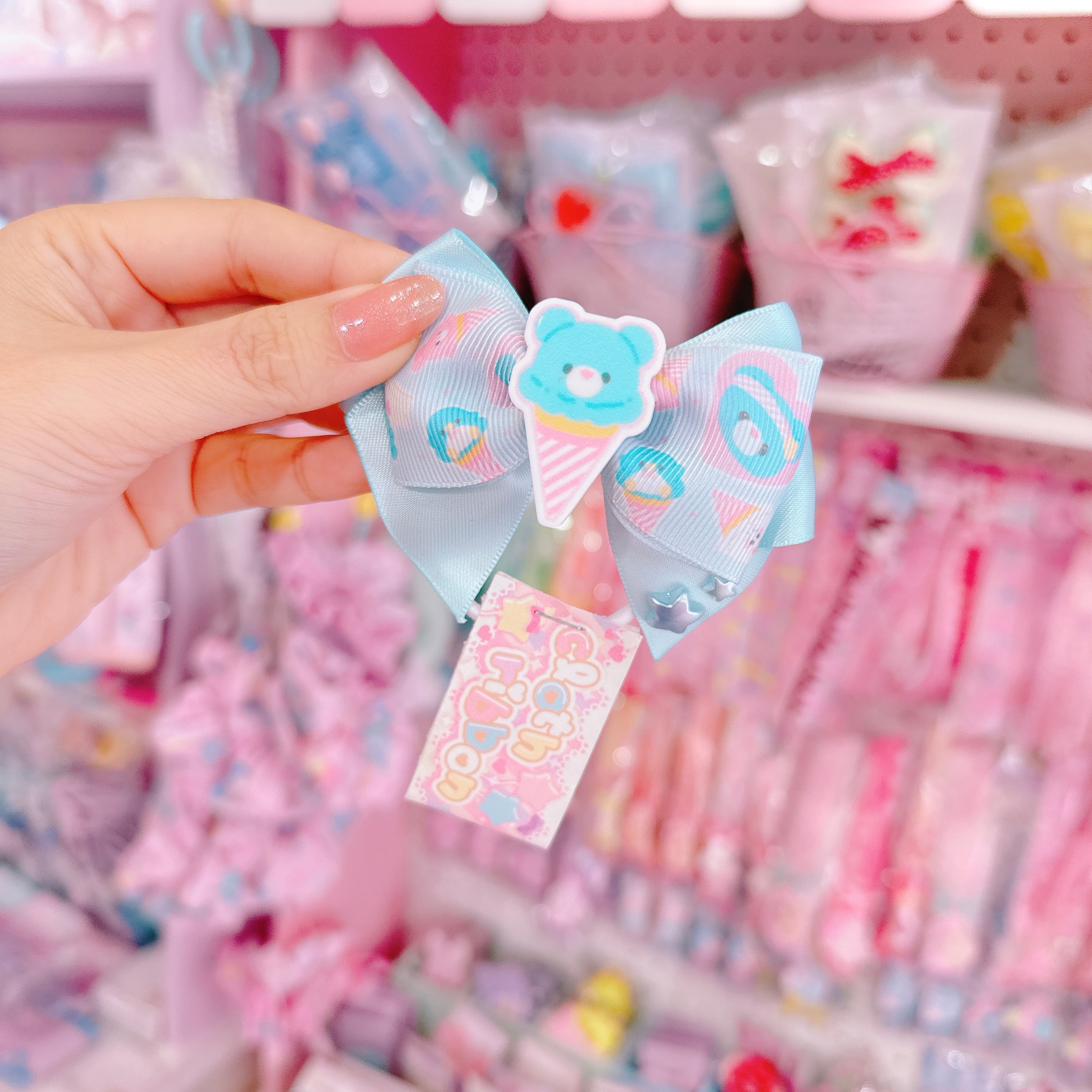 【C5】82-15パーツ付きヘアゴム