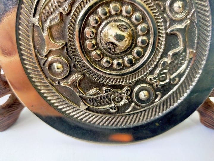 中国古玩 古銅古鏡 156g/約7㎝ 東Y6-1107①タサチ 【公式通販】