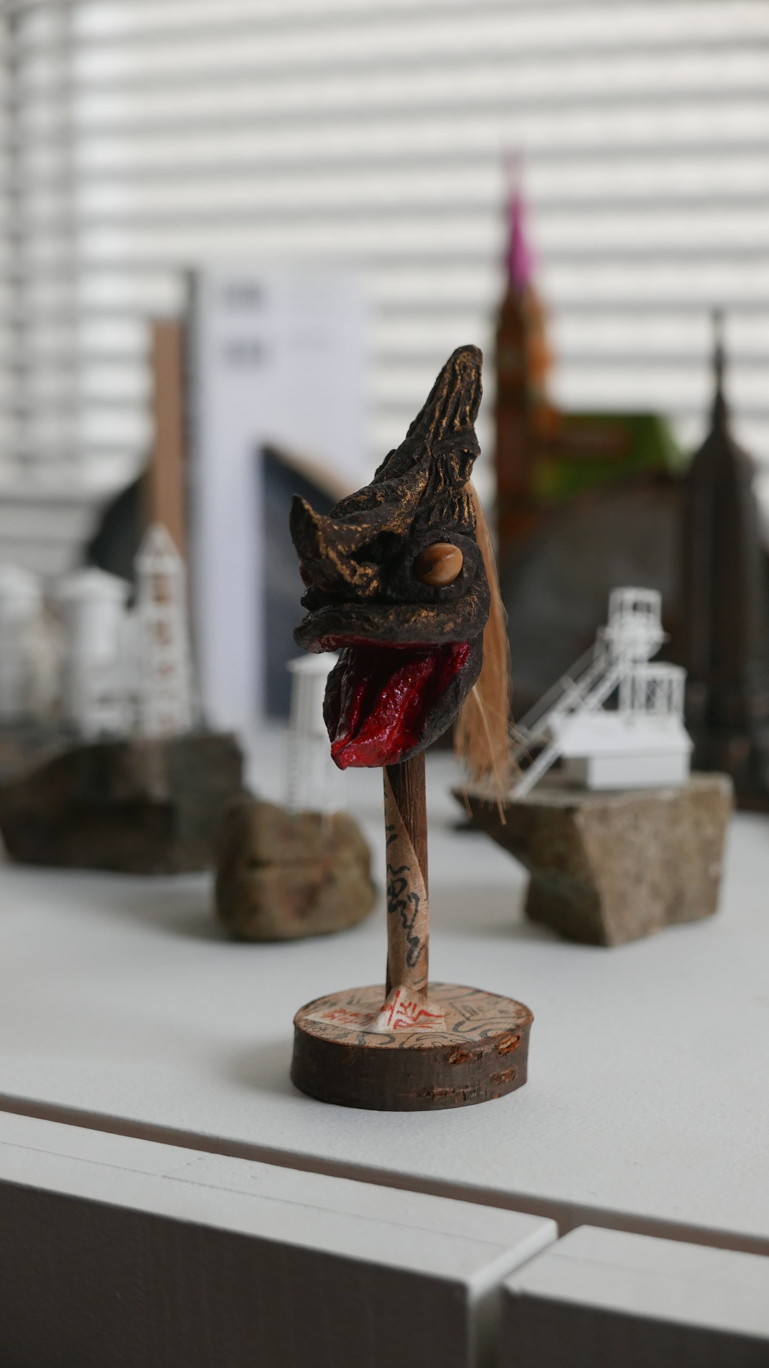 old japan どんどろ人形