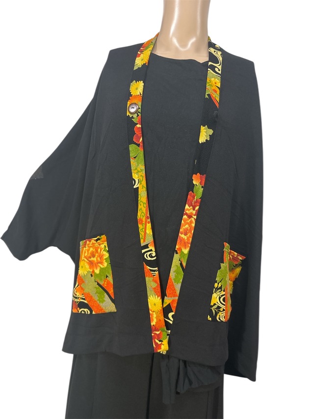 和柄ドルマンBIGカーデ/レッド SA25-13