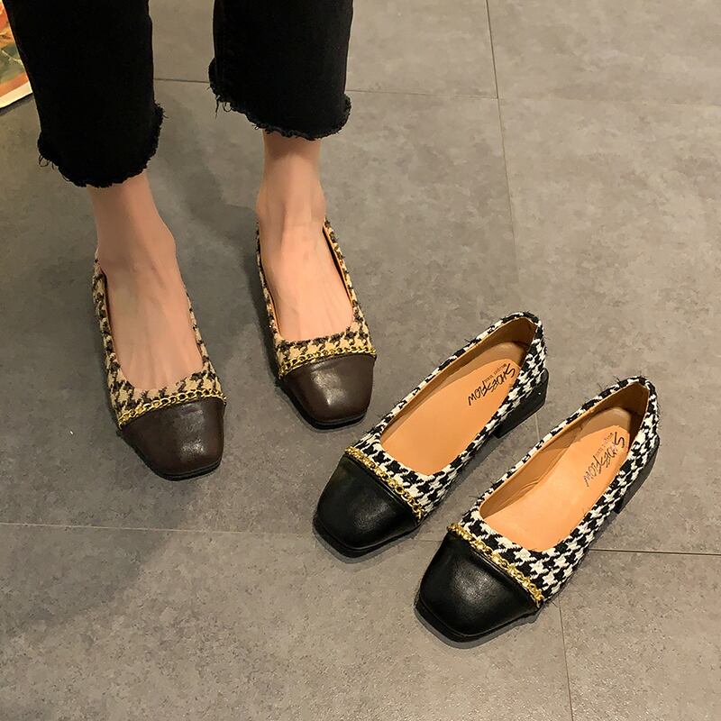 シングルスプリング 靴 シューズ 春物 スクウェア 部族の婦人靴27128835282