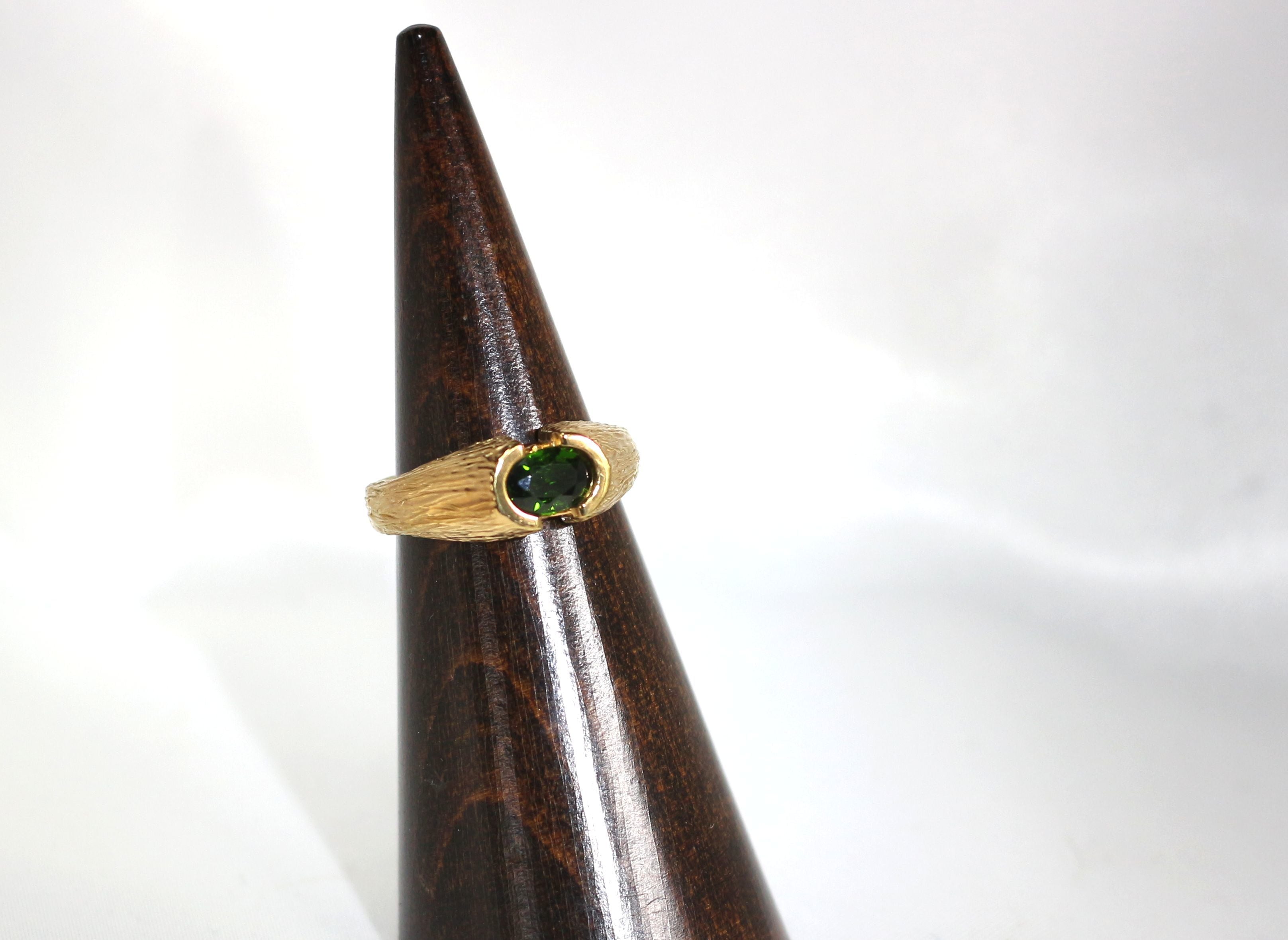 K18YG クロムダイオプサイトリング 0.77ct | Atelier Ozaki
