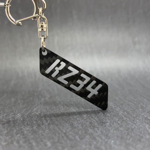 ドライカーボン 型式  キーホルダー 日産 フェアレディZ S30/Z31/Z32/Z33/Z34/RZ34 受発注