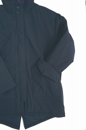 Nylon Padded Hoodie Coat