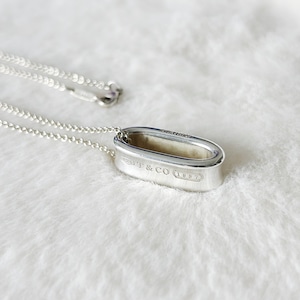 【T7175】Tiffany&Co. 1837 loop cushion necklace/silver925/ティファニー/ネックレス