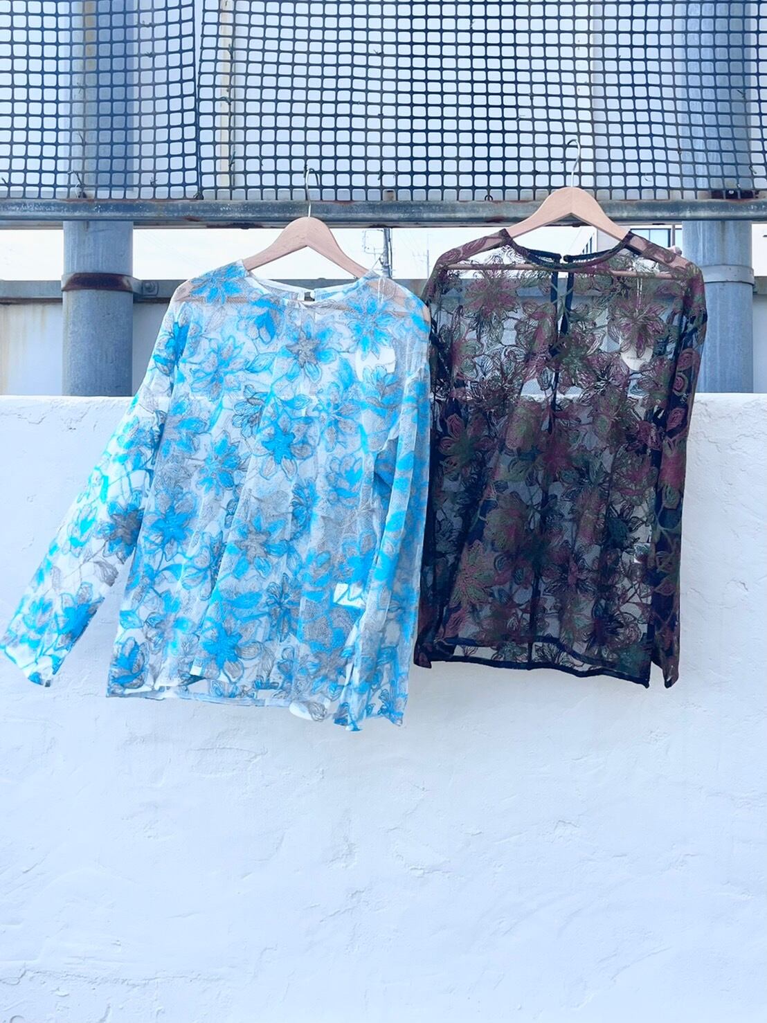 FUMIE=TANAKA tulle embroidery ワンピース