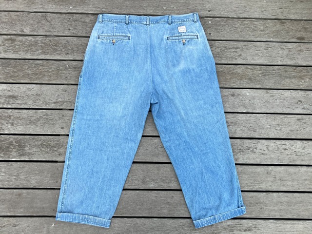90s POLO DENIM CHINO TROUSERS