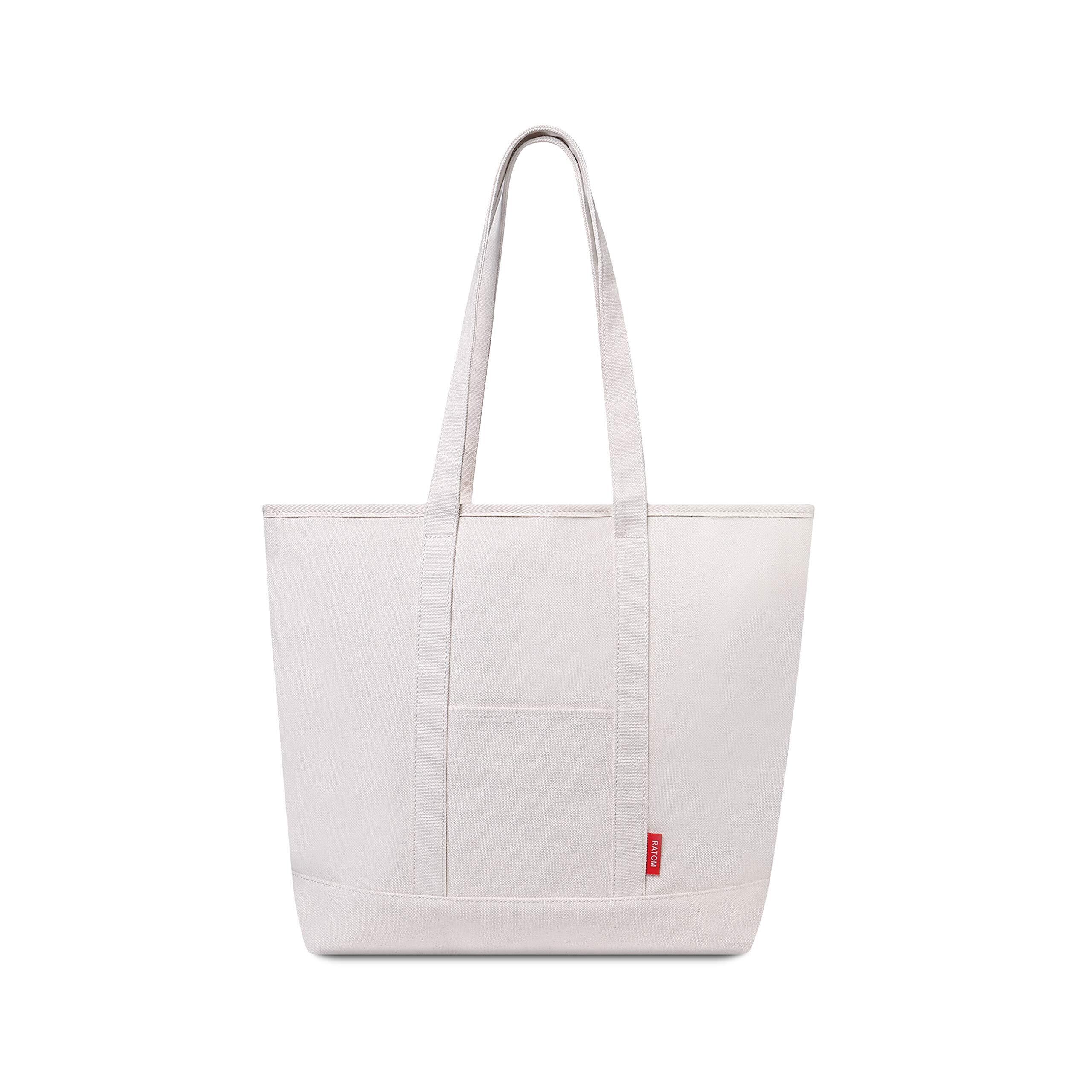 STUSSY CDG CANVAS TOTE BAG NATURAL | PAY ID