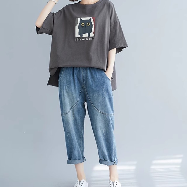 レディース トップス プルオーバー 半袖Tシャツ Tシャツ 半袖 ラウンドネック ワイド 薄手 ストレッチ 伸縮性 かわいい 大人可愛い きれいめ シンプル カジュアル おしゃれ かっこいい レトロ こなれ感 ラフ スポーティー ルーズ 個性的 主役級 存在感 抜け感 ラブリー キュート 学生風 ベーシック アクティブ ナチュラル プリント アニマル柄 夏 アウトドア リゾート 公園 休日 カフェ 楽ちん 体型カバー 普段使い 定番 L XL ゆったり ゆる ホワイト ブラック ブラウン グレー ブルー