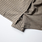 INTÉRIM / TRICOLOR CHECK GINGHAM DEADSTOCK SQUARE REGULAR SHIRTS